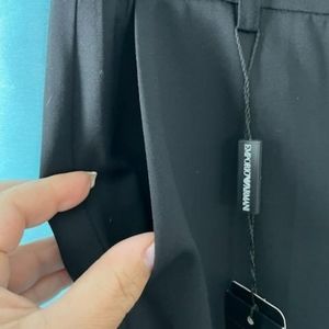 Emporio Armani pants/trousers, size 44/10,Black